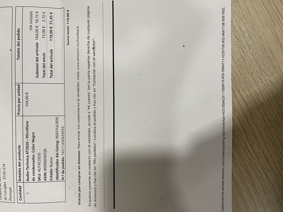 Audio-Technica AT2020 Microfone63824232463363121