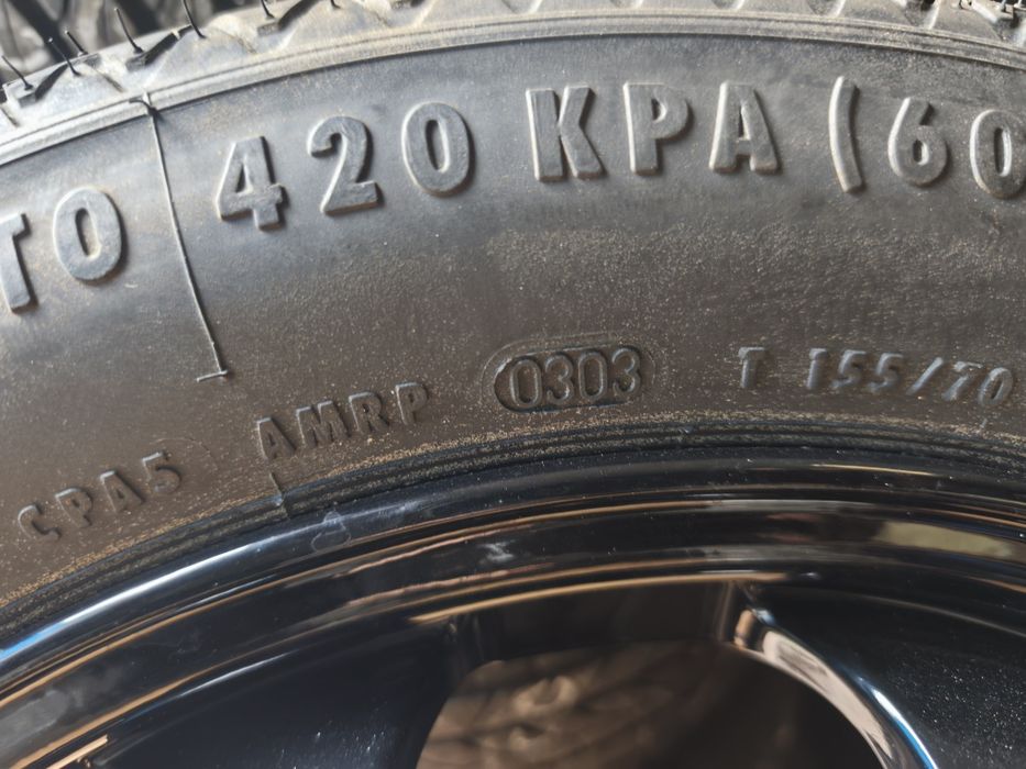 Zapas dojazdówka 155 70 r17 Mercedes 5x112 et34