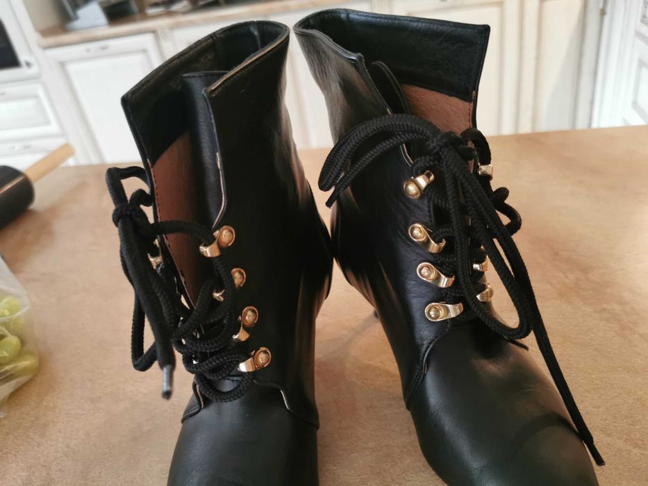 Buty botki skórzane L37 Bulletproof Plus 37 nowe kozaki