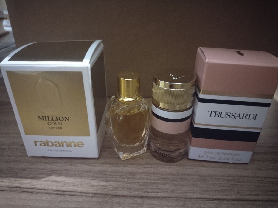 Комплект парфумів Trussardi + Rabbane, 12 ml + карта на знижку у подарунок