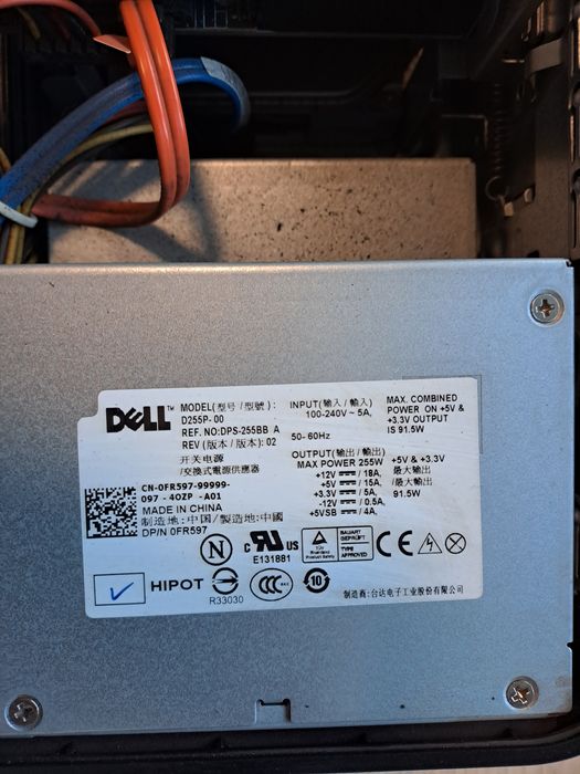 Komputer stacjonarny DELL OPTIPLEX 700 plus grafika