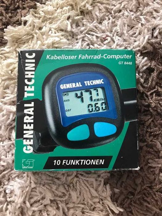 licznik rowerowy bezprzewodowy  General Technic, model GT 8448.