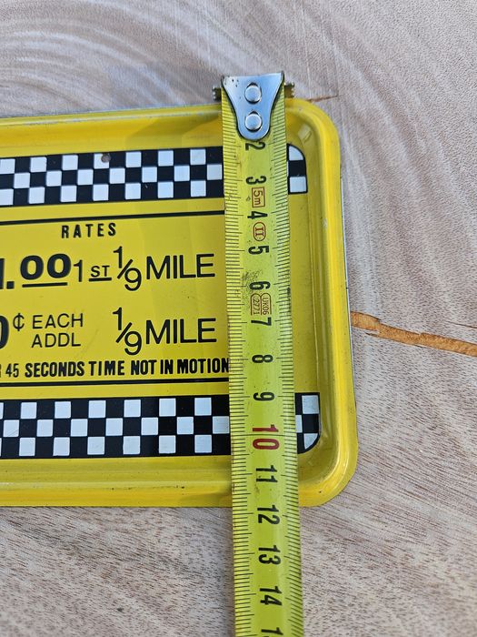 Chapa decorativa "Táxi"