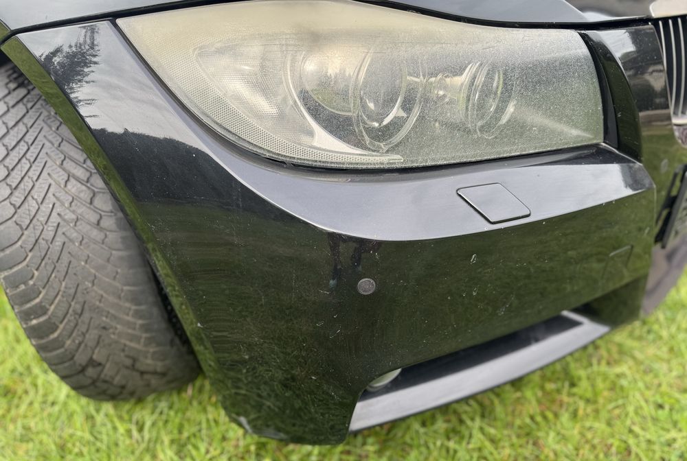 Kompletny Mpakiet zderzak przod tyl nakdladki BMW E90 E91