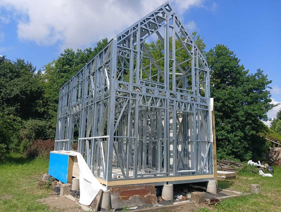 Domek CAŁOROCZNY 46,99m2 EKONEST35 na konstrukcji STALOWEJ