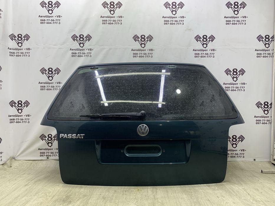 Ляда Volkswagen Passat B5+ кришка багажник пасат б5 зелена без скла