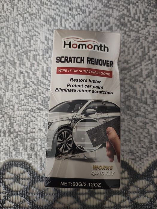 Pasta do usuwania rys z lakieru Homonth Scratch Remover 60g + Ściereczki – NOWA