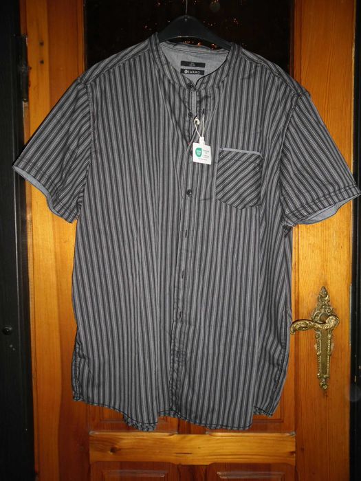 duża koszula sportowa w paski roz.3xl w klatce 146cm