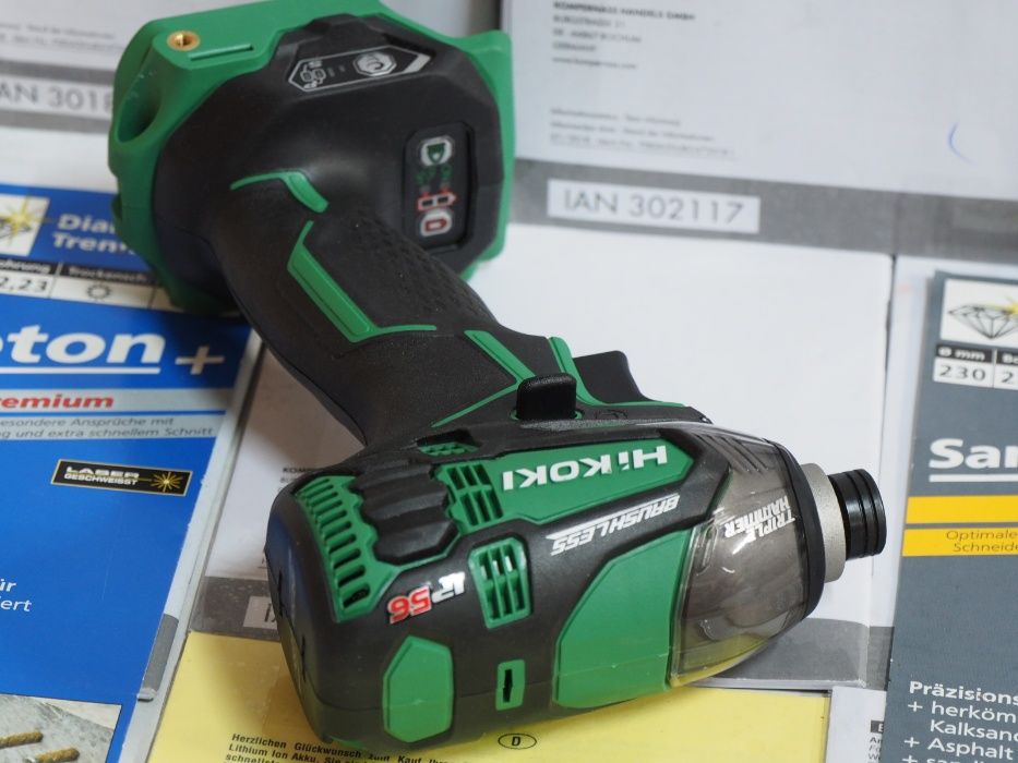 HIKOKI WH 18 DBDL2 hitachi zakrętarka udarowa wkretarka 207Nm 18/36v ...