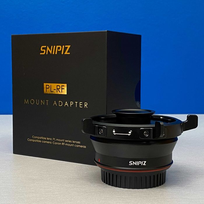 Adaptador Snipiz PL-RF (PL-Mount - Canon RF) - NOVO