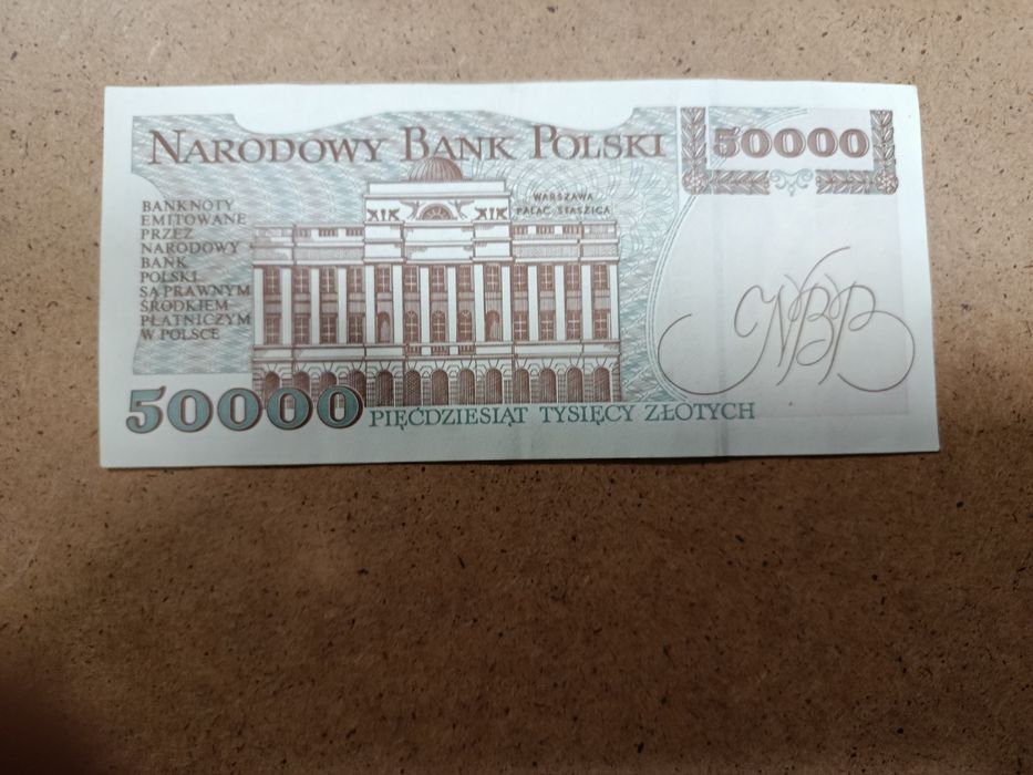 Banknot z 50 000 zł z 1993 roku