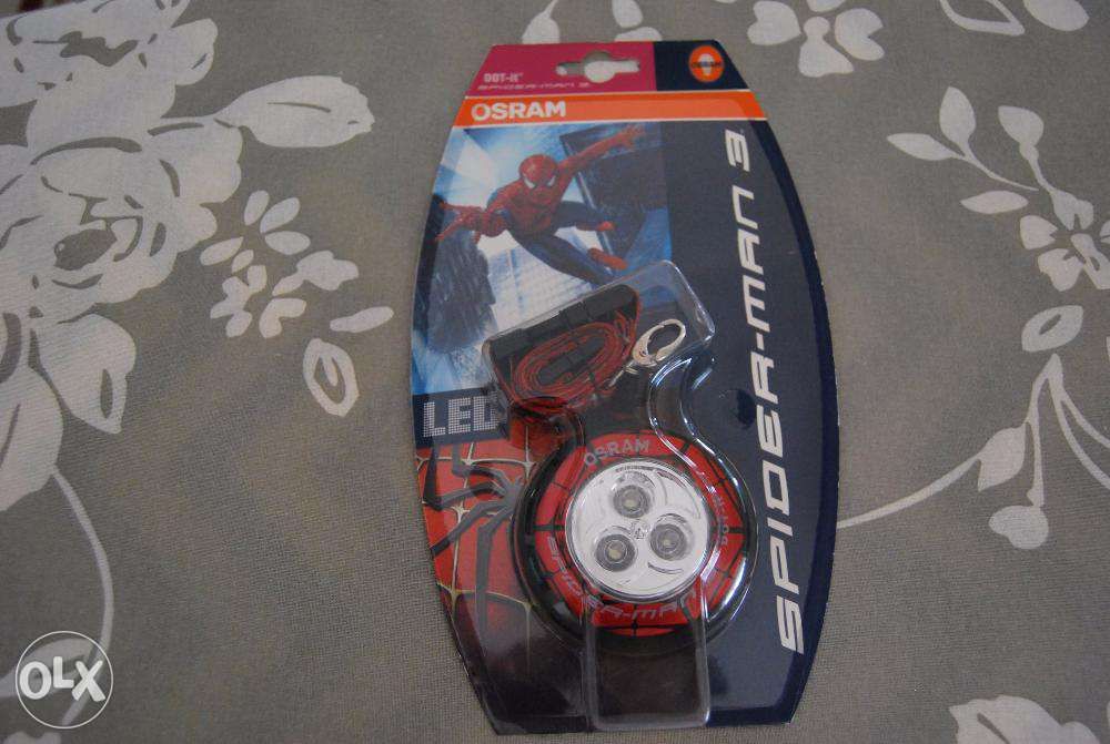 Lanterna Led Homem Aranha