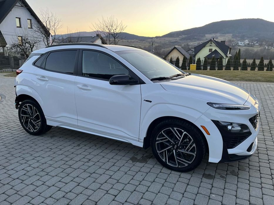 Hyundai Kona Wersja N-LINE, silnik 1.6 turbo -moc 190 KM, napęd 4x4, automat