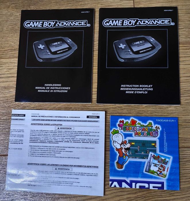 Nintendo GameBoy Advance Platinum Edition BOX kolekcjonerski