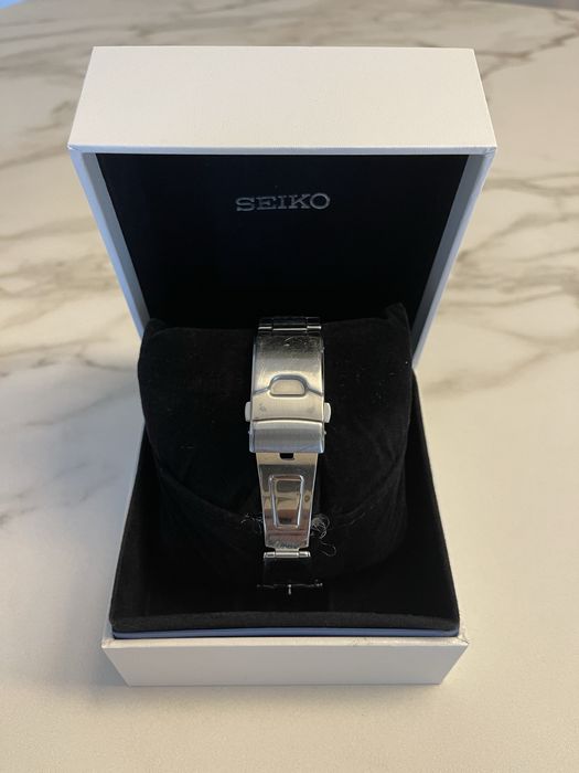 Seiko solar com caixa e documentos