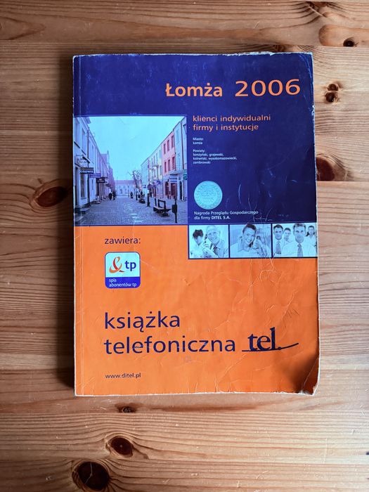 Kolekcjonerska Książka Telefoniczna Łomża 2006 (Ditel / TP S.A.)