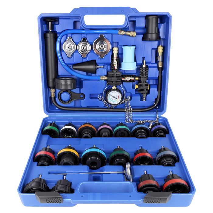 Kit profissional de teste de pressão e sangramento de sistemas – NOVO