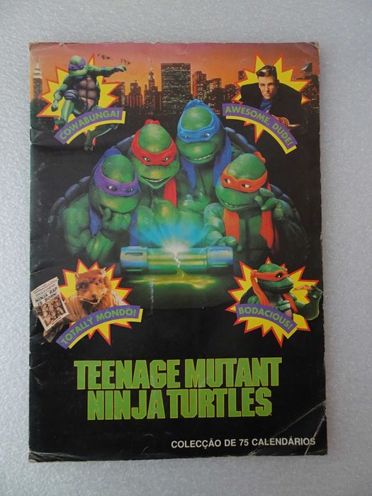 Caderneta calendários Tartaruga Ninja Teenage Mutant Ninja Turtles