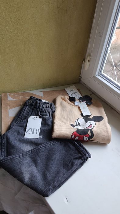 Свитшот Zara Disney mickey maus 4-5