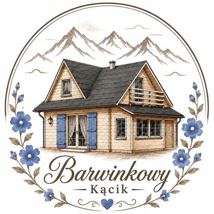Barwinkowy Kącik - przytulny domek z widokiem na Tatry