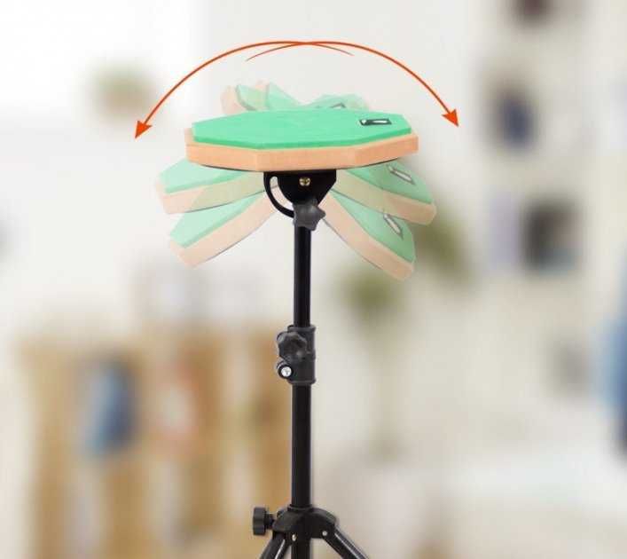 Тренувальний пед тренировочный со стойкой, барабанный пэд