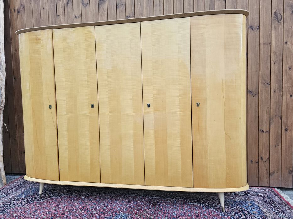 Szafa PRL Mid Century półokrągła 235 cm  #1427 Stylowy Węgrów