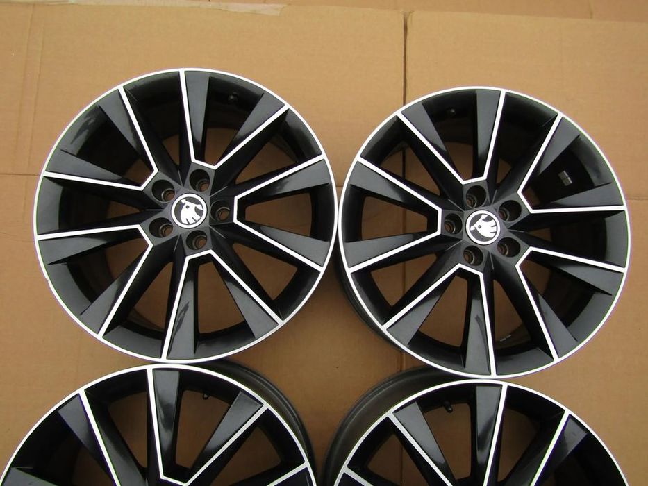 4x felgi aluminiowe 17 skoda kamiq 7 j 5x100 et46 / oryginalne