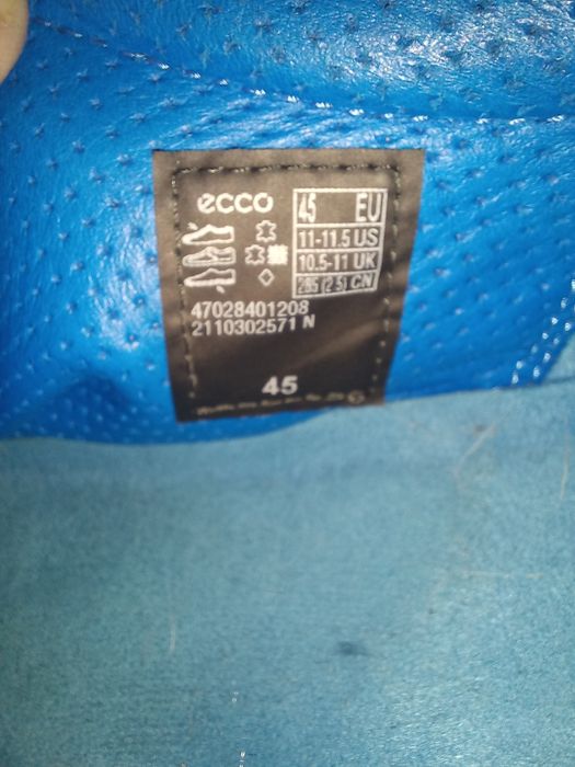 Туфли кеды ECCO. 45р