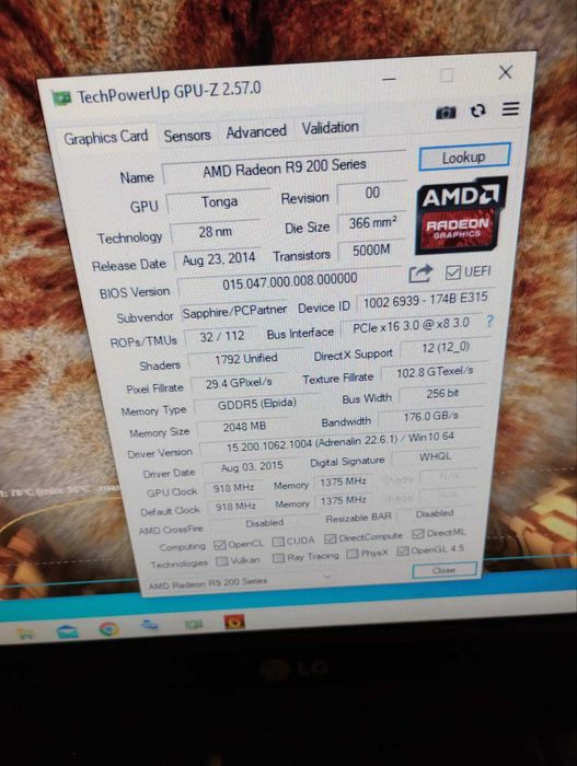 amd radeon r9 285 2 gb ddr5