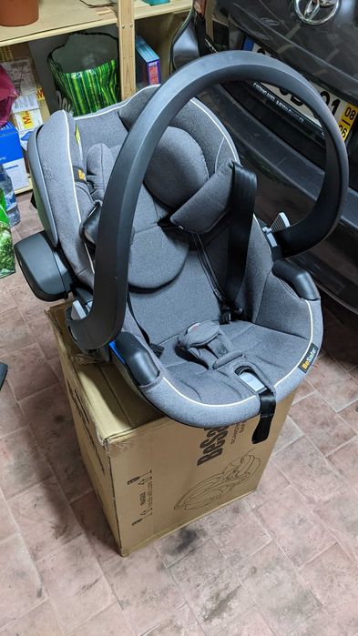 Conjunto carrinho + ovo + cadeira auto + isofix (dos 0 aos 5 anos)