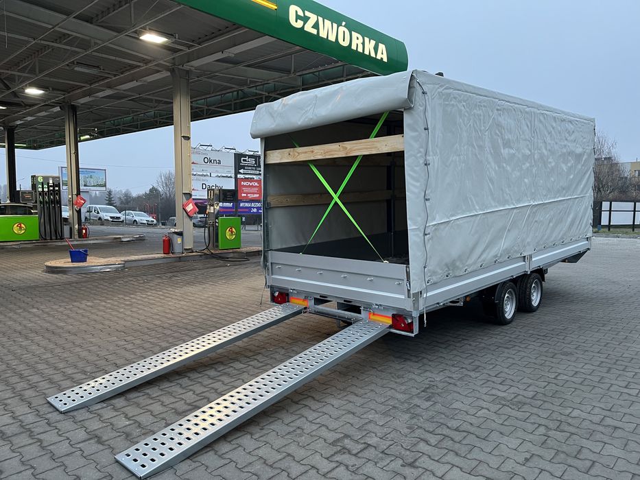 Laweta Przyczepa Plandeka Wynajem wypozycz Wypozyczalnia