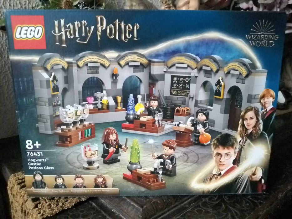 Caixa de Legos série Harry Potter