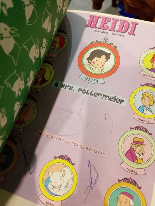 Heidi a Sra. Rottenmeier 1976 Juana Spyri - AGP