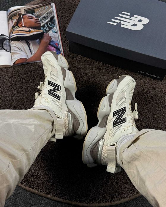 !SALE! New Balance 9060 Summer Mule Off White Premium 40 41 42 43 44 45 літні сіткак