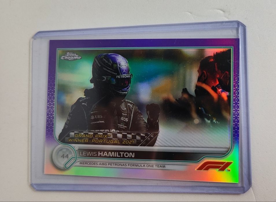 12 Cartas Topps Chrome F1 + 3 Numeradas
