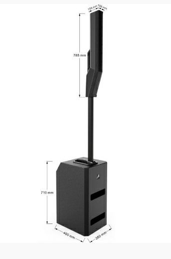 Sistema PA 1000X – 1000W com DSP – NOVO com garantia