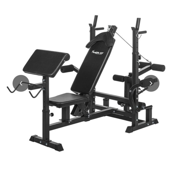 Ława/ Platforma do ćwiczeń, Gorilla Sports 100kg, czarny