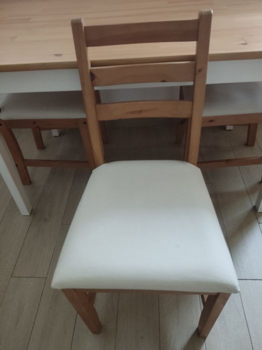 Mesa Pinntorp e 5 Cadeiras Lerhamn IKEA