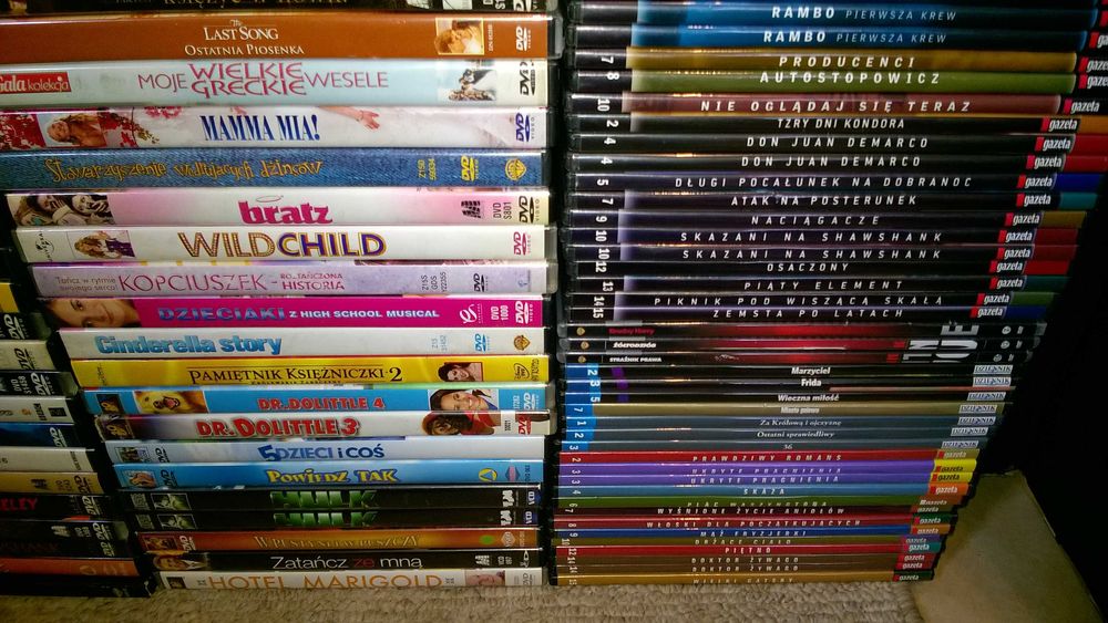 Płyty filmy na dvd aktualne nie wysyłam