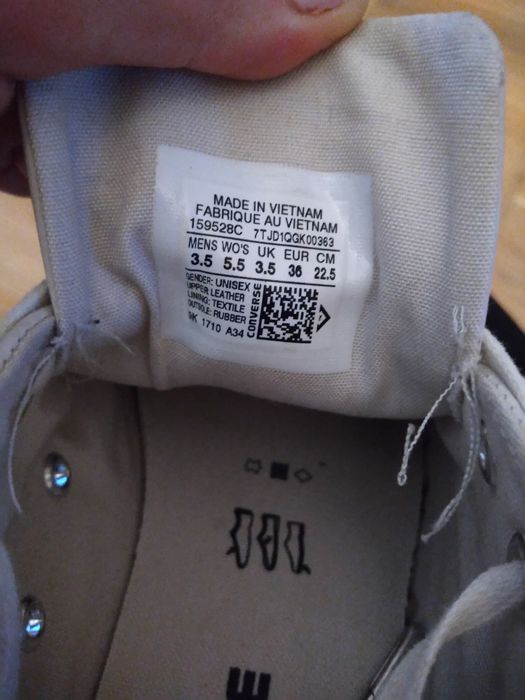 Converse skórzane 36