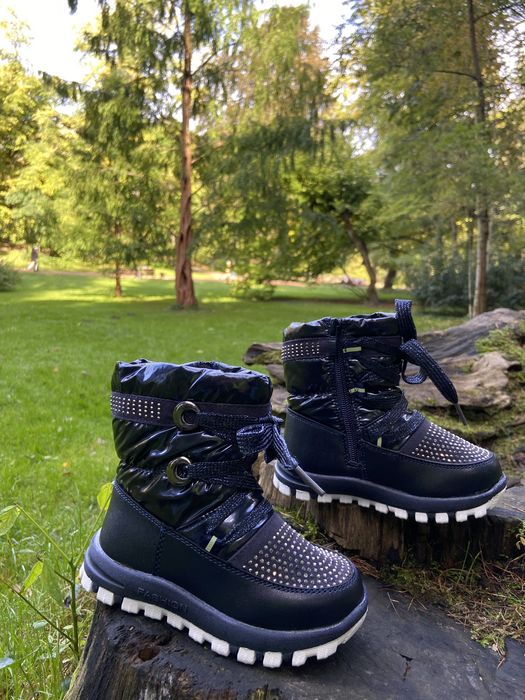 РОЗПРОДАЖ Зимові дутикі чоботи дівчинка 22-25р, арт 1157, зимние