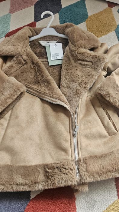 Kurtka ocieplana h&m 122/128 NOWA