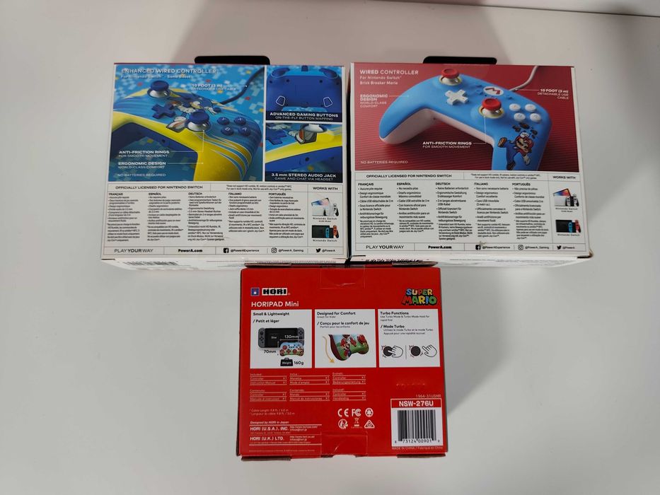 Comandos Nintendo Switch - Mario e Sonic - Selados