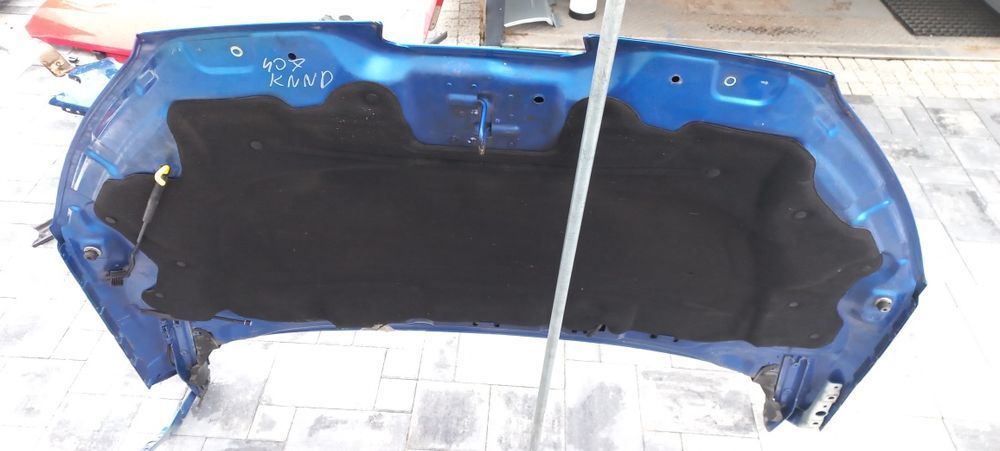 Peugeot 407 maska pokrywa silnika niebieska knnd sedan kombi