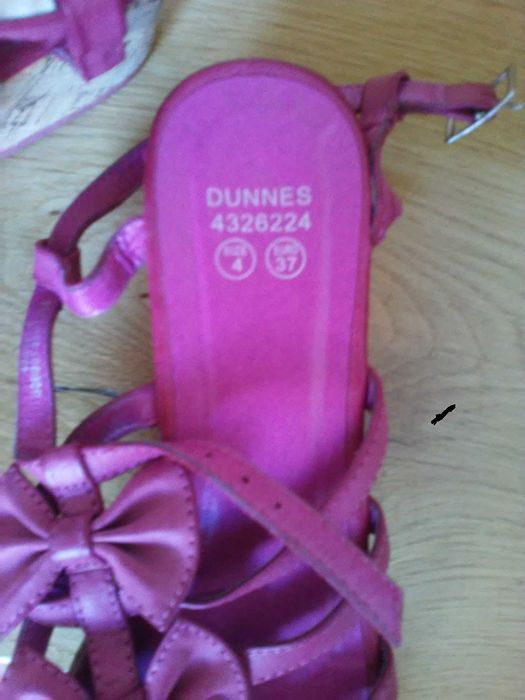 buty sandały  Dunnes z metką na koturnie roz. 4/37