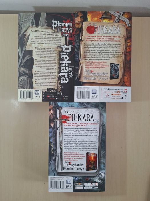 Jacek Piekara Płomień i krzyż 1-3