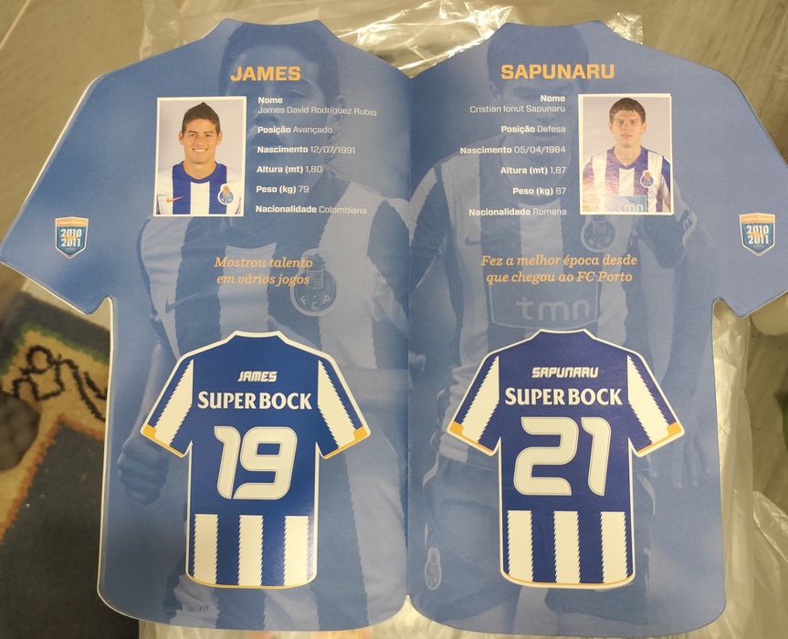 Caderneta Cromos Epoca 2010/2011 Porto
