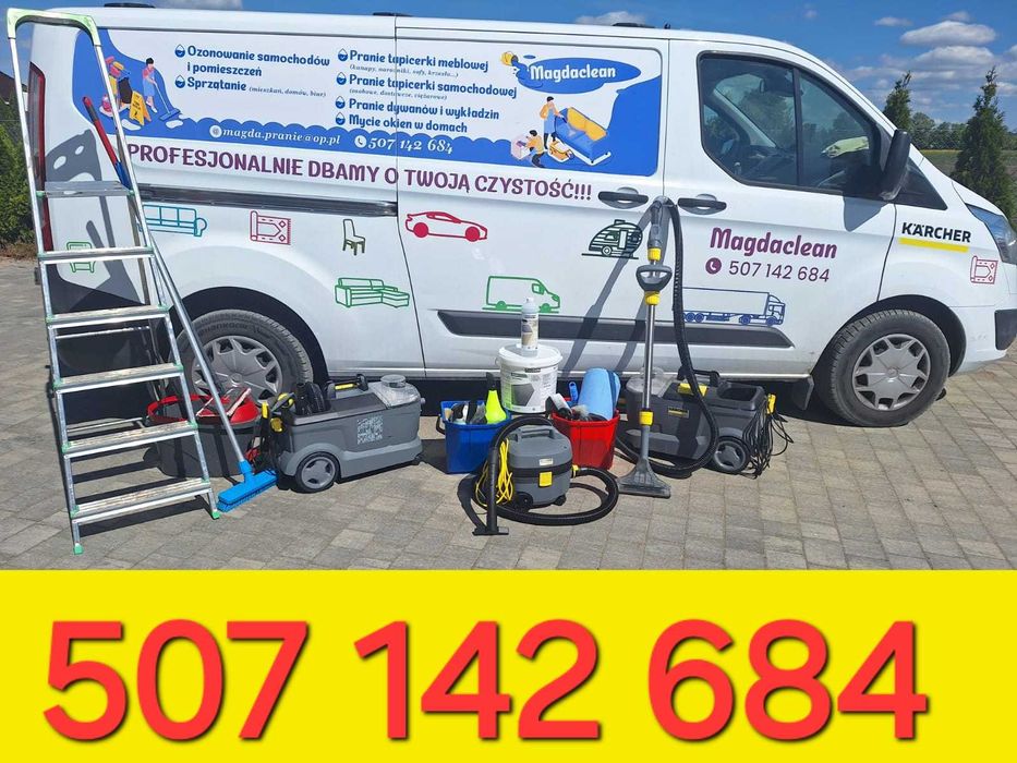 KERCHER pranie dywanów, kanap, narożników, krzeseł, itp. + GRATIS !!!