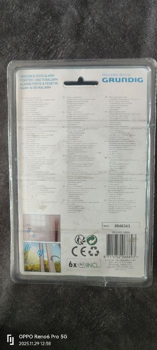 Alarm antywłamaniowy do okien i drzwi.rzwi