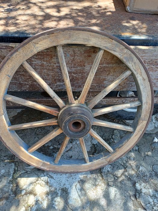 Roda de carro de bois